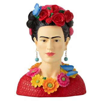 Statuette Déco Buste "Frida Khalo" 22cm Multicolore - 1