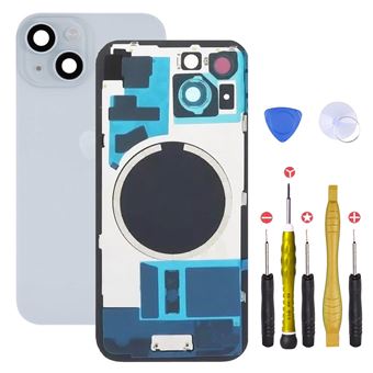 Vitre Arrière Pour IPhone 15 Plus - Bleu - Neuve