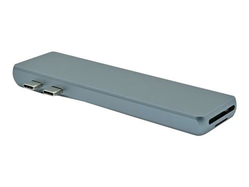 ProXtend 8in1 MultiHub - Station d'accueil - USB-C 3.2 Gen 1 x 2 - HDMI - GigE - pour Apple MacBook Pro (Fin 2016, Mi-2017, Mi-2018, Mi-2019)