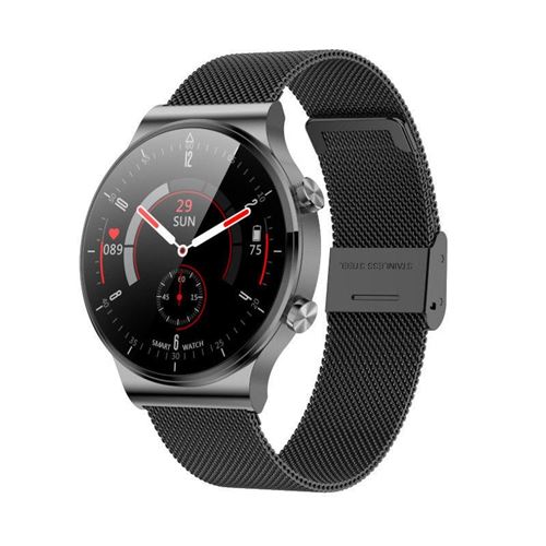 Montre Connectée Chronus M2 Pro IP68 Étanche Noir-Argent-Chronus