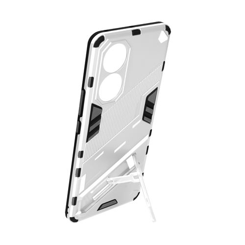 Avizar Coque Rigide Bi-matiere Pour Huawei Nova 9 et Honor 50 Signée Bibercas Blanc
