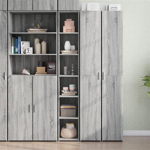 Vidaxl Gris Buffet Haut - Sonoma - Image 3