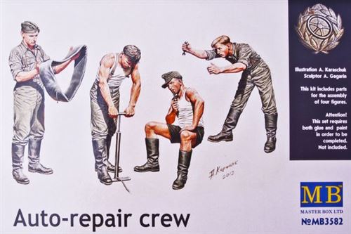 Non Communiqué Auto-Repair Crew - 1:35E - Master Box Ltd.