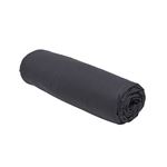 Drap housse Essential - 140 x 200+30 cm - 2 personnes - 100% Coton uni - Fusain