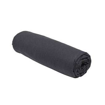 Drap housse Essential - 140 x 200+30 cm - 2 personnes - 100% Coton uni - Fusain