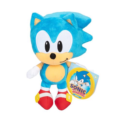 Sonic The Hedgehog - Peluche Officielle 23cm - Personnage Sonic