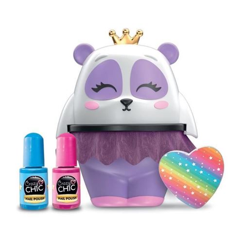 Clementoni Create Set Nails Panda Rose