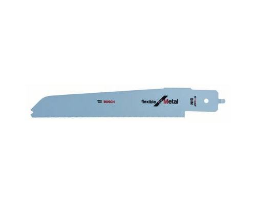 Lame De Scie-Sabre M 1122 Ef pour Scie Égoïne Multifonction Bosch Pfz 500 E, Flexible For Metal Bosch Accessories 2608656932 Longueur Lame De Scie 235 Mm 1