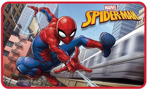 Arditex tapis Marvel Spider-Man 45 x 75 cm polyester rouge