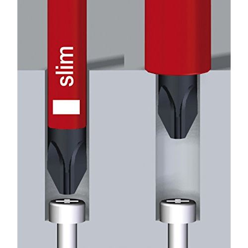 Wiha Pack de démarrage slimVario avec embouts slimBits courants dans une pochett
