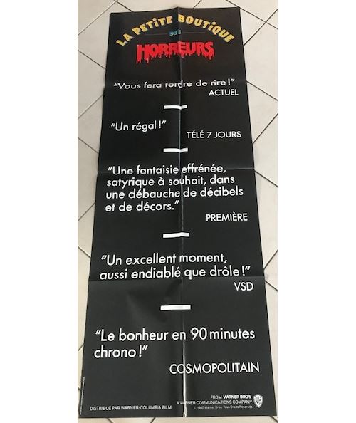 La Petite Boutique Des Horreurs - AFFICHE CINEMA ORIGINALE