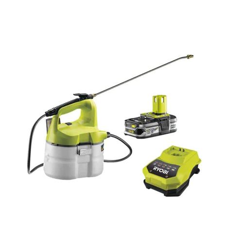 Pack pulvérisateur RYOBI 18V OnePlus 3.5L - 1 batterie 1.5Ah - 1 chargeur rapide 1.8Ah OWS1880-L15