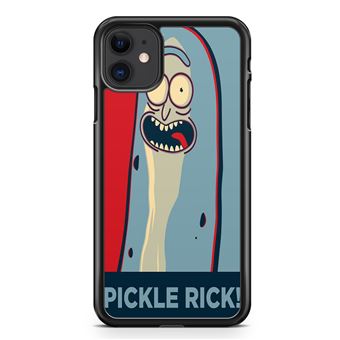 Coque Fifrelin Noire pour iPhone 11 iPhone Pickle Rick Morty - 1