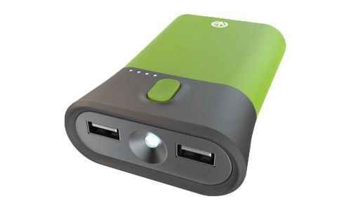 ifrogz GoLite Traveler - Banque d'alimentation - 9000 mAh - 2.1 A - 2 connecteurs de sortie (USB) - vert