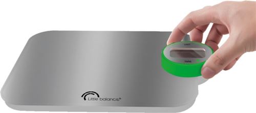 Little Balance Green Power Kinetic Premium - Keukenweegschaal - inox