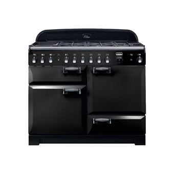 Falcon Elan Deluxe ELA110DFRP/-EU - Cuisinière (four à deux étages) - pose libre - largeur : 109.2 cm - profondeur : 60.8 cm - hauteur : 90.5 cm - avec système auto-nettoyant - gris perle/chrome