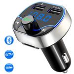 Transmetteur FM Bluetooth Goolsky Pour Voiture - BT 5.0, 2 Ports USB, Appels Mains Libres, Lecteur MP3/TF/USB
