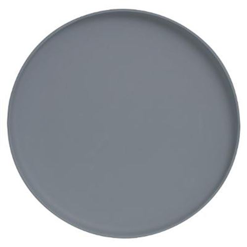Lot de 6 Assiettes Plates Design Fab 25cm Gris