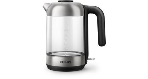 Philips Series 5000 HD9339 - Bouilloire - 1.7 litres - 2200 Watt - noir / argent