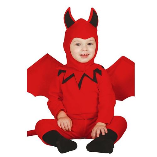 déguisement de diablotin bébé - 12/24 mois - multicolore - guirca 83028
