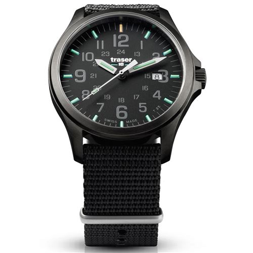 Officer Pro Homme Analogue Quartz Montre avec Bracelet en Nylon 107422