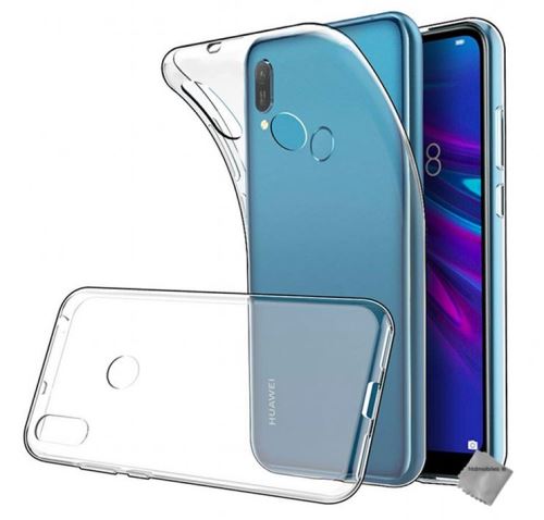 Housse etui coque silicone gel fine pour Huawei Honor 8A avec film ecran - TRANSPARENT TPU