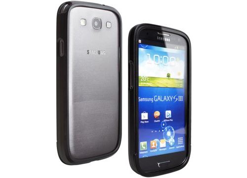 Bumper en métal Noir pour Samsung Galaxy S3 i9300