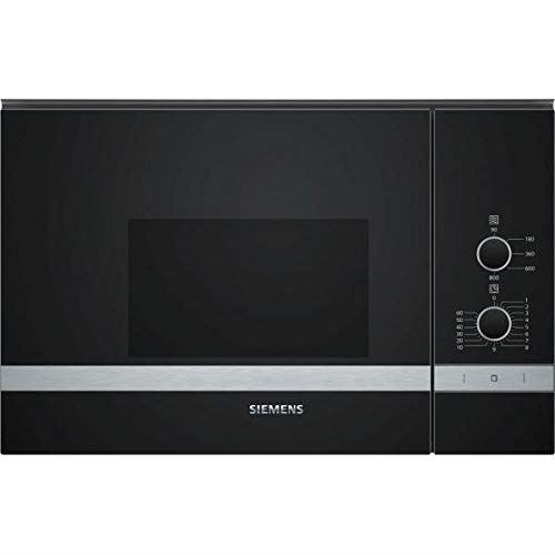 Siemens Micro-Ondes intégrable bf520lmr0 Verre INOX, Noir, Taille Unique