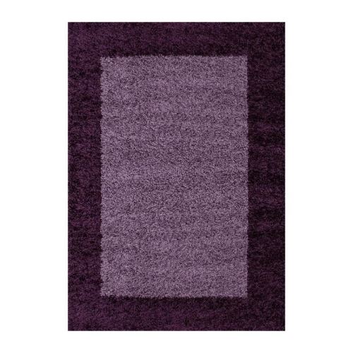 VEGA Tapis de salon Shaggy - 80 x 150 cm - Violet