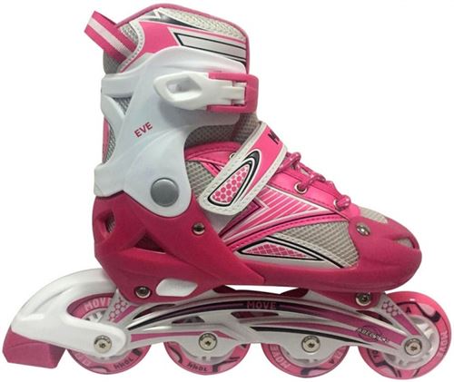 Move patins à roues alignées Eve filles rose
