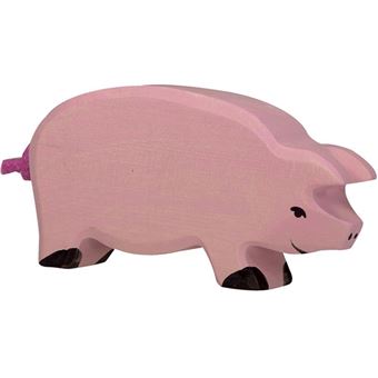 Figurine en bois Cochon HOLZTIGER - 1