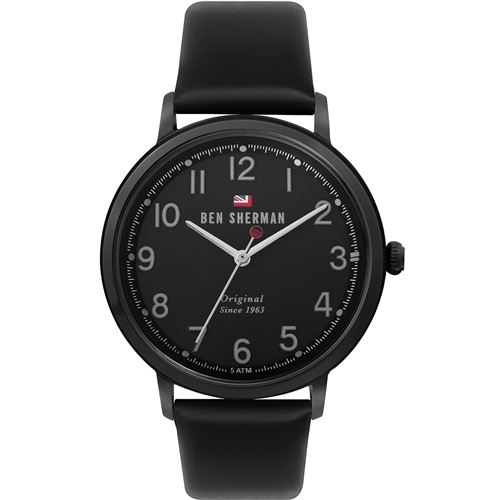 Ben Sherman Hommes Analogique Quartz Montre avec Bracelet en Cuir WBS113BB