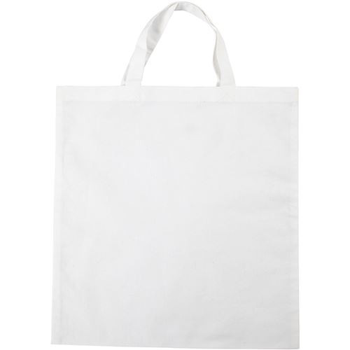 Creative Sac en coton 38 x 42 cm blanc
