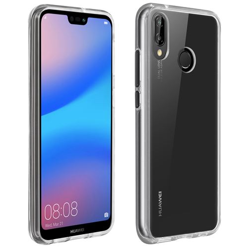 Avizar Coque pour Huawei P20 Lite Antichoc Bumper Collection Cristal Transparent