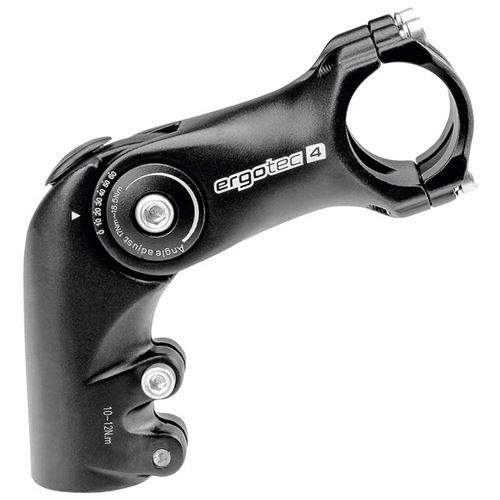 Ergotec Stem potence réglable Octopus 2 28.6 / 110 / 25,4 mm Black