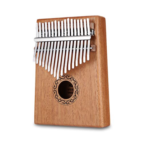 Dilwe 10 clé Pouce Piano Kalimba Portable en Bois Kalimba Mbira Instrument de Musique Traditionnelle Cadeau pour Enfants Amis 