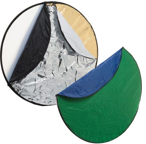BRESSER BR-TR2 7in1 Diffuseur pliable Réflecteur pliable Fond pliable 80cm rond