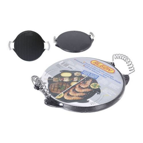 Grill 2 In 1 Rayen Fonte Rond (ø 25,6 x 2 cm)