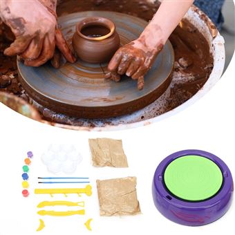 Jouet Enfant Kit de roue de poterie créative - Poterie et moulage