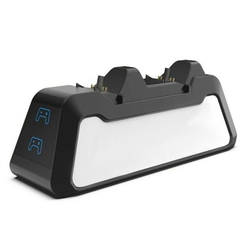 Chargeur LED double pour Sony PS5 DualSense Noir
