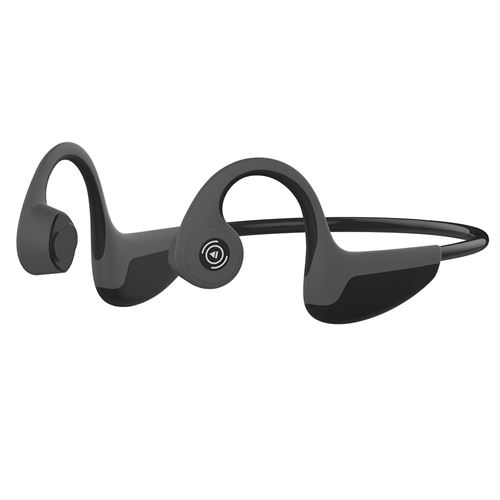 Écouteur Bluetooth Sans fil Conduction osseuse Stéréo Sport-gris