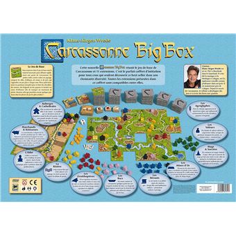 Jeu de stratégie Asmodée Carcassonne Big Box