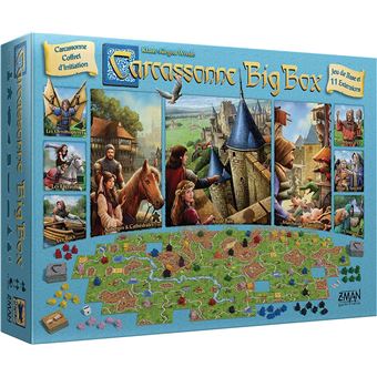 Jeu de stratégie Asmodée Carcassonne Big Box