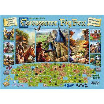 Jeu de stratégie Asmodée Carcassonne Big Box