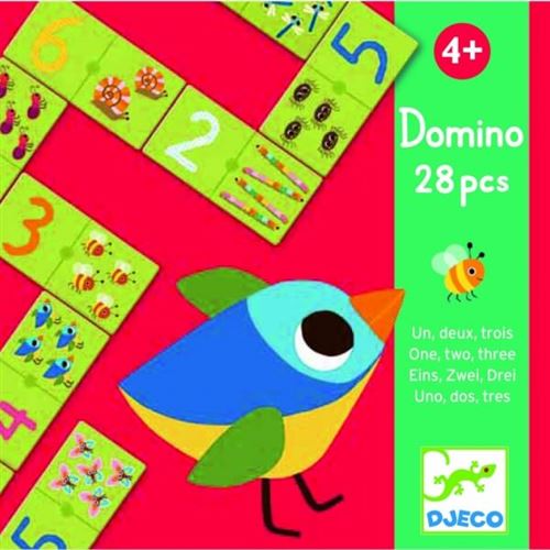 Jeu éducatif domino un, deux, trois - djeco