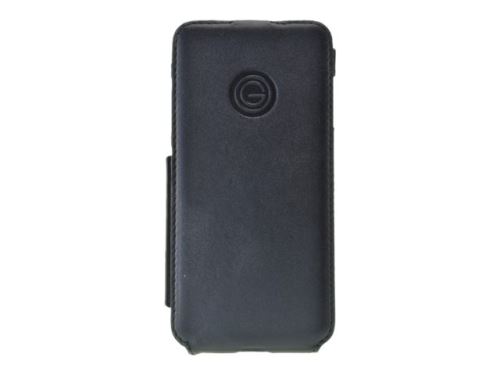 Galeli Flip - Flip cover voor mobiele telefoon - kalfsleer - zwart - voor Apple iPhone 6