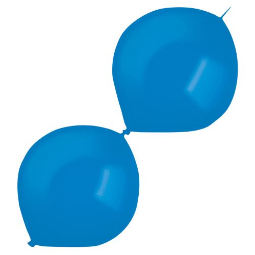 Amscan ballons pendulaires transparents 30 cm en latex bleu 50 pièces