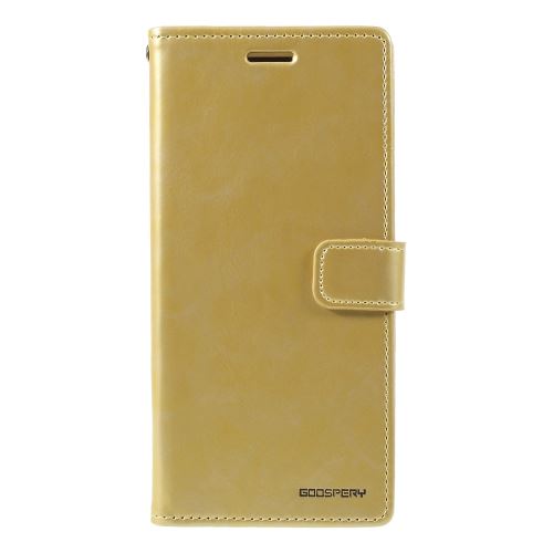 Etui en PU lune bleue or pour Samsung Galaxy J6 Plus