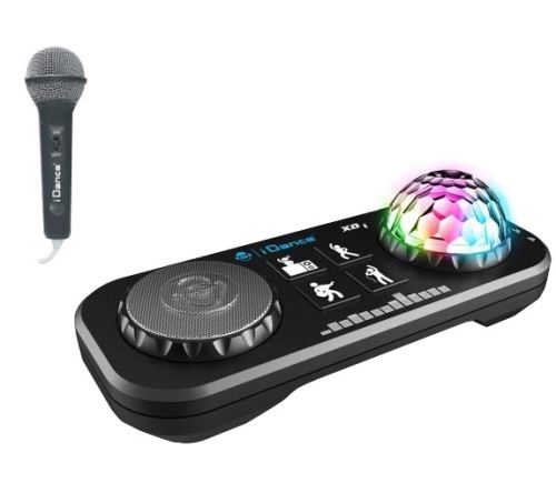 iDance Haut-parleur Bluetooth Party Box Karaoke set noir