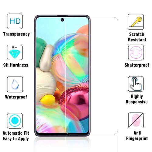 Samsung Galaxy A71 Film De Protection En Verre Trempé hfs-house®